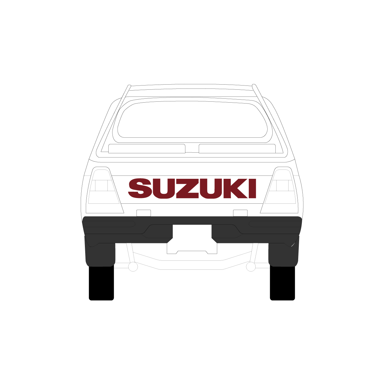 Suzuki Mighty Boy Techno Decal