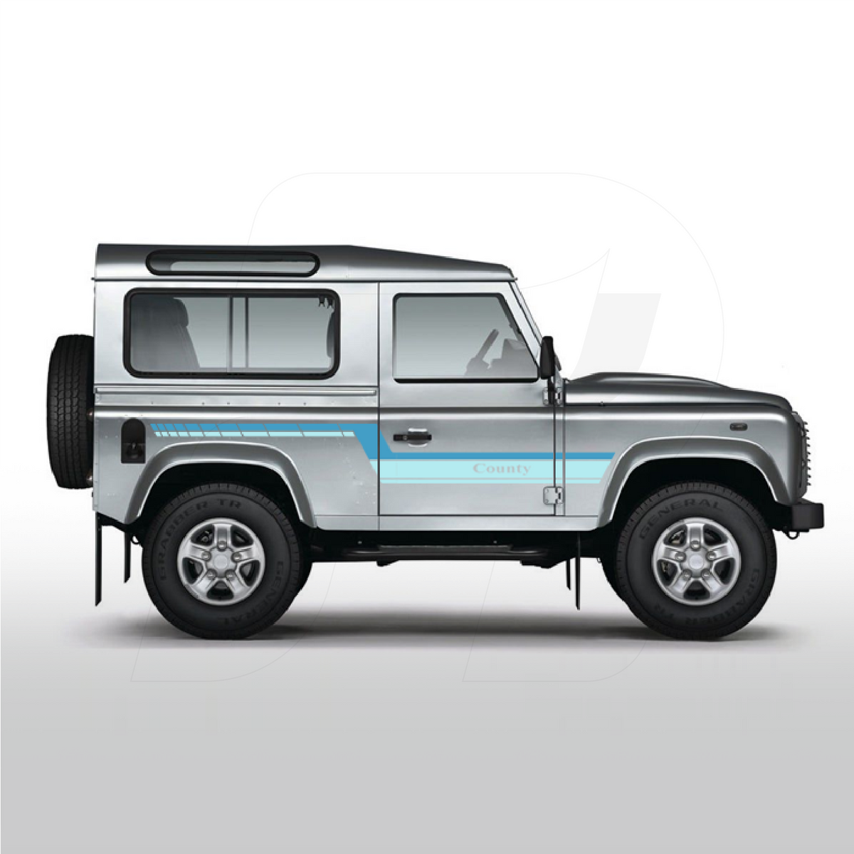 Land Rover Defender 90 County – Recal Decals