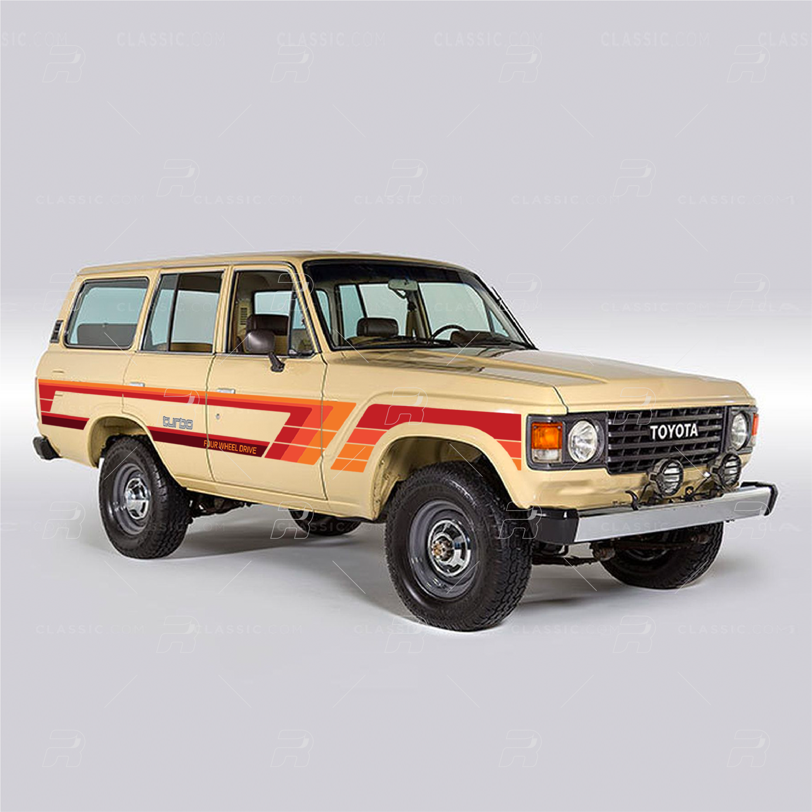 Toyota 60-series Land Cruiser Early Decal
