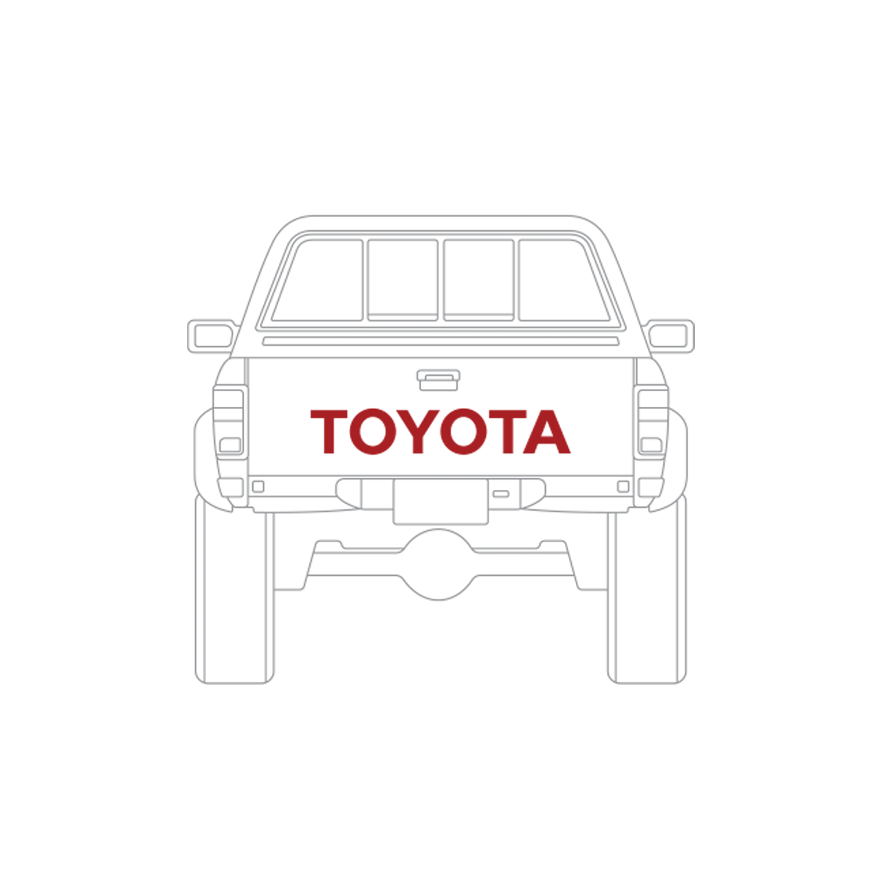 Toyota Hilux Sunset Decal
