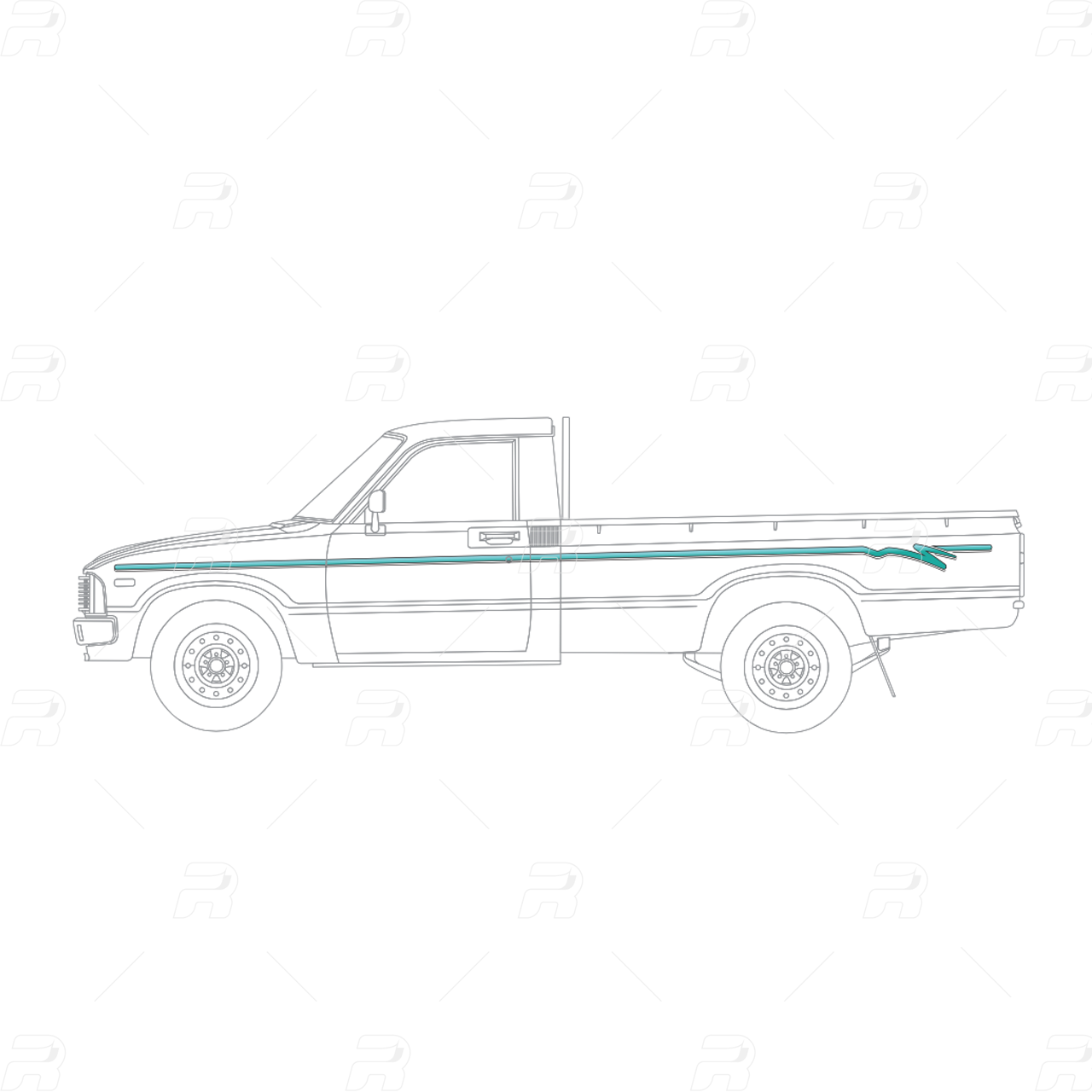 Toyota Hilux Electric Decal