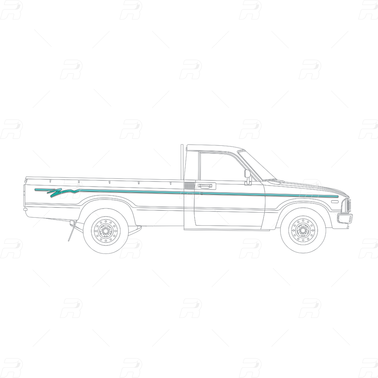 Toyota Hilux Electric Decal
